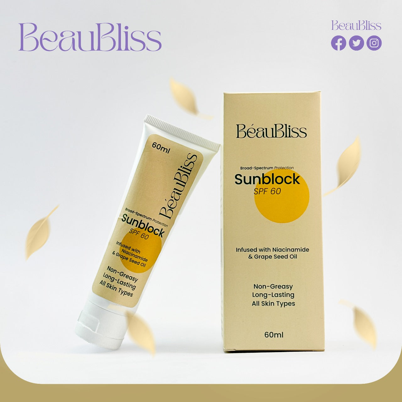 Sunblock SPF 60 Broad Spectrum Protection
